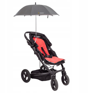 Dáždnik na kočík LittleLife, 75 cm, sivý